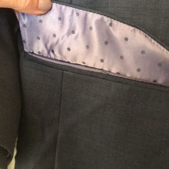 NWOT Mens sports coat by Jos A Bank, size 48 regular. Beautiful Navy Blue - Picture 5 of 14